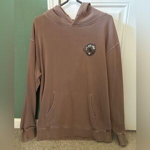 Cboys Life Wide Open Brown Hoodie